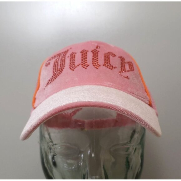 Juicy Couture Trucker Strap Back Cap Pink Velvet New main image 6